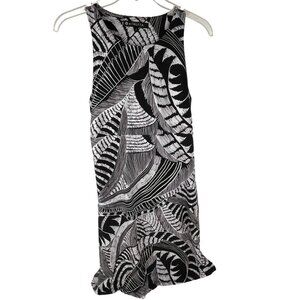 Athleta Santorini Print High-Neck Sleeveless Swing Dress Small